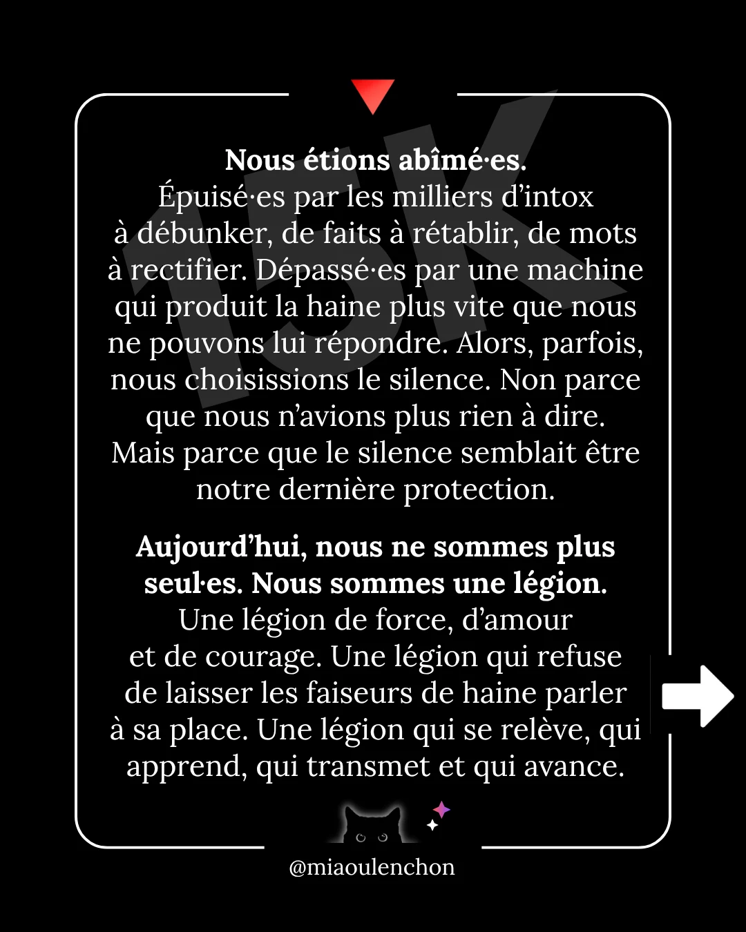 15 000 abonné·es, 6 millions de vues : merci — diapositive 2