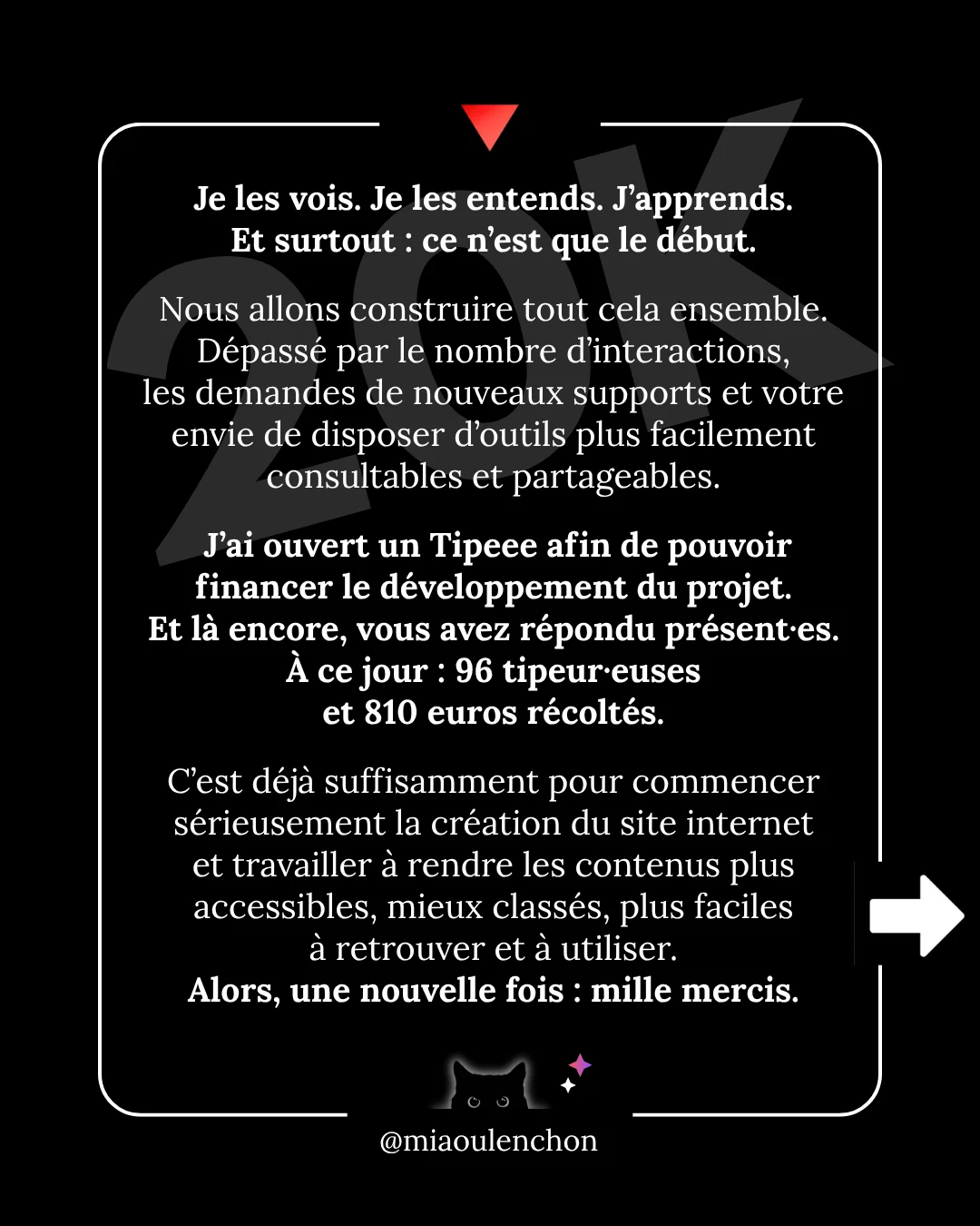 20 000 abonné·es, 8 millions de vues : merci — diapositive 6