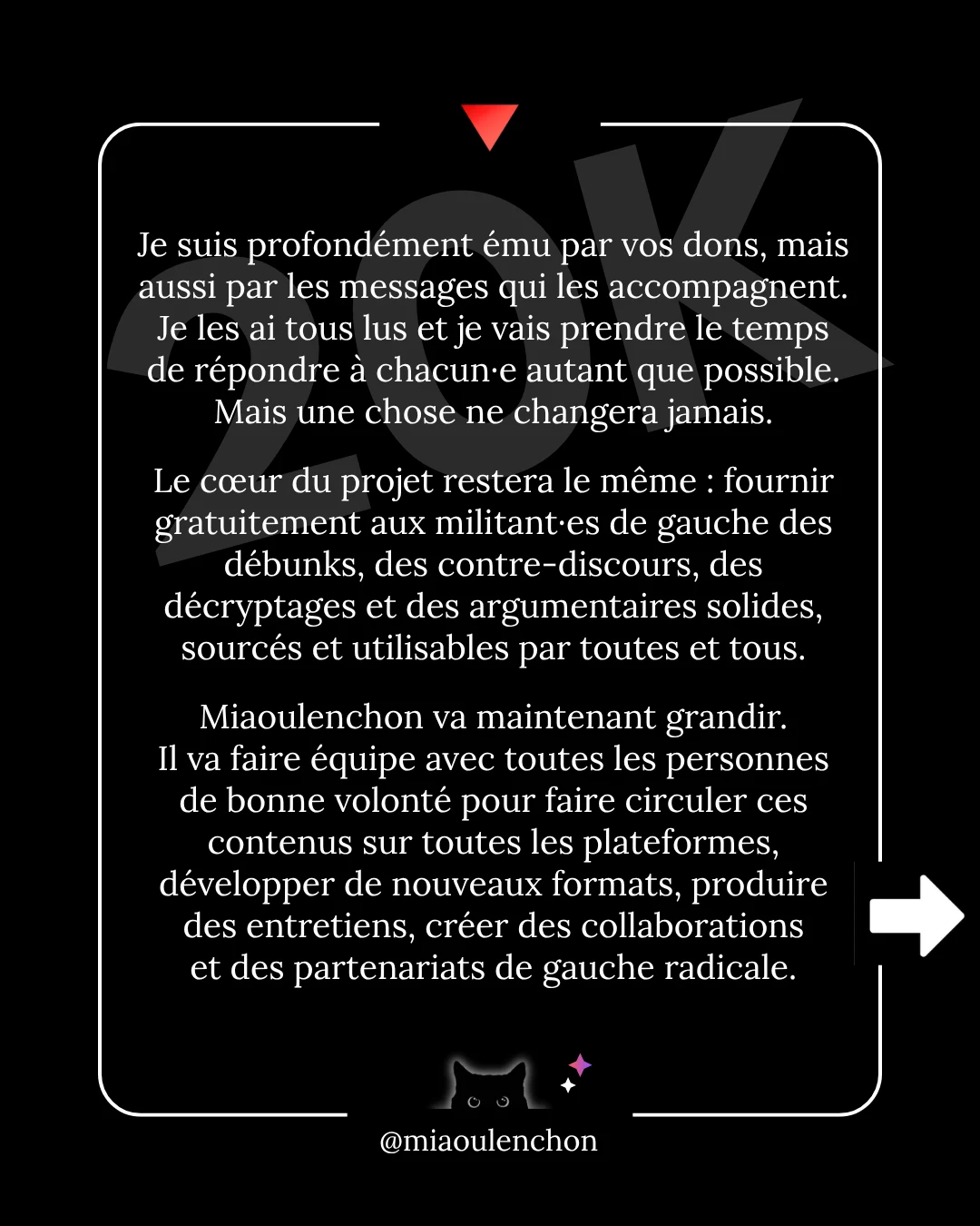 20 000 abonné·es, 8 millions de vues : merci — diapositive 7