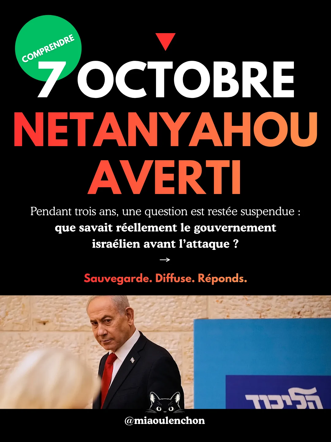 7 octobre : Netanyahou averti — diapositive 1
