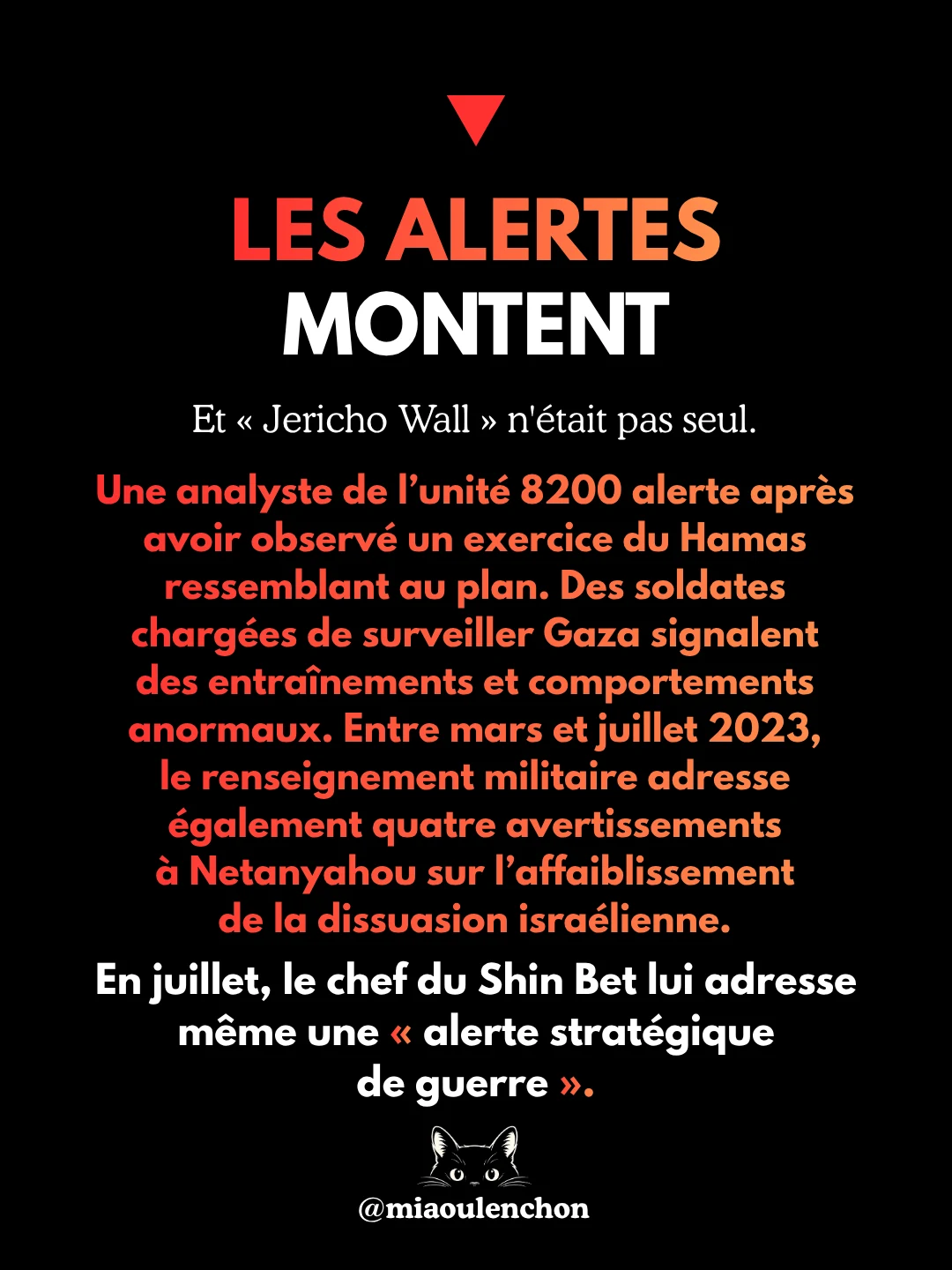 7 octobre : Netanyahou averti — diapositive 4
