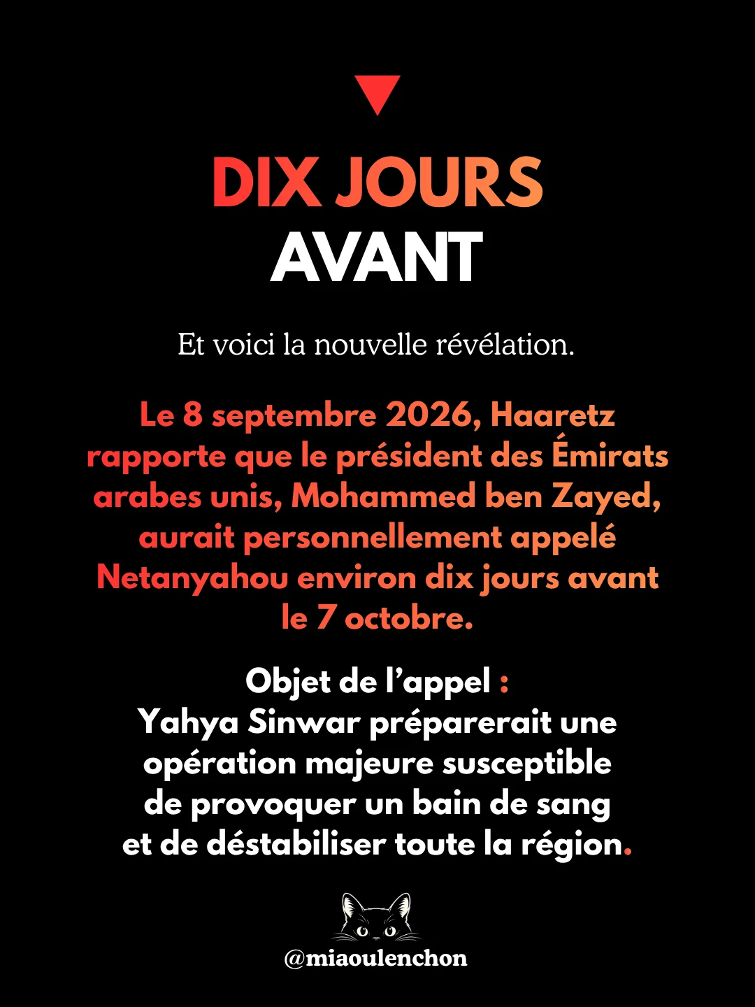7 octobre : Netanyahou averti — diapositive 5