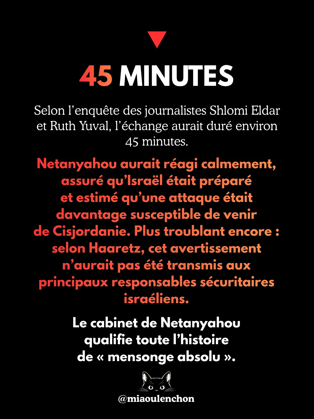 7 octobre : Netanyahou averti — diapositive 6
