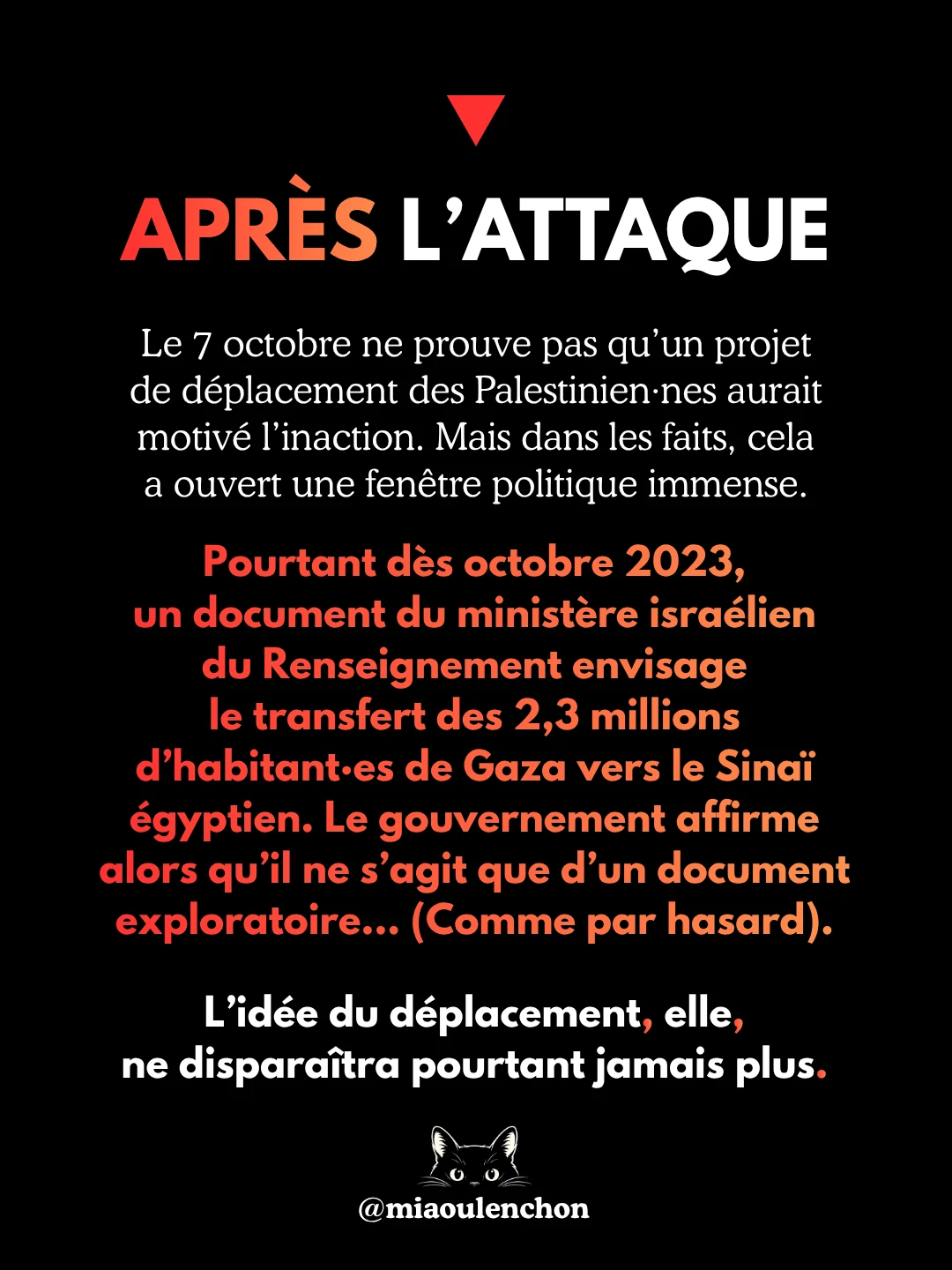 7 octobre : Netanyahou averti — diapositive 12