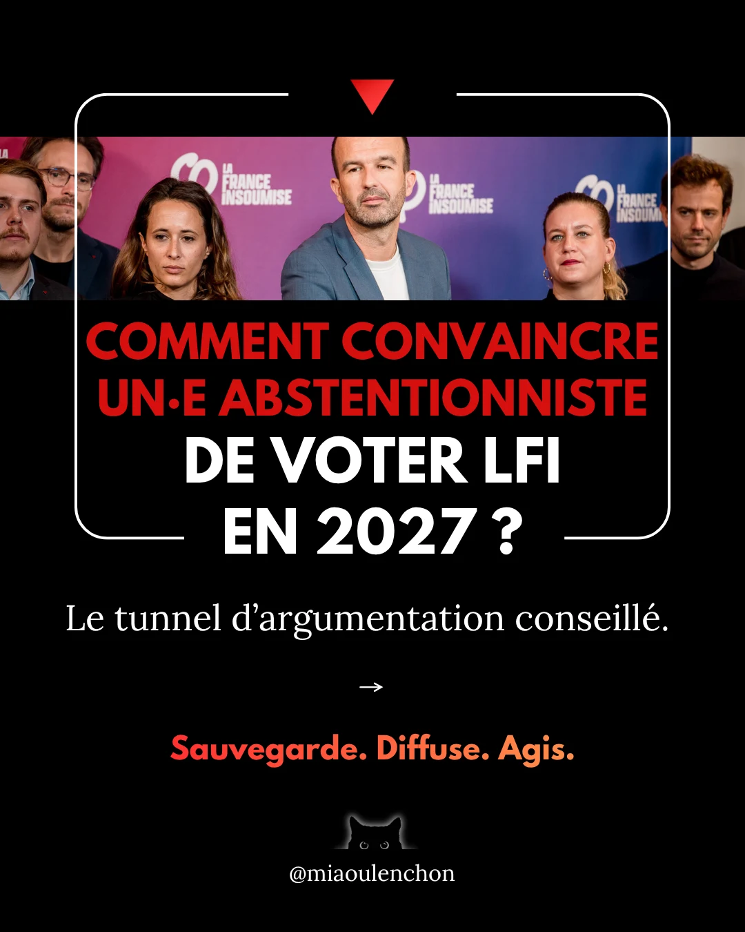 Comment convaincre un·e abstentionniste de voter LFI en 2027 ? — diapositive 1