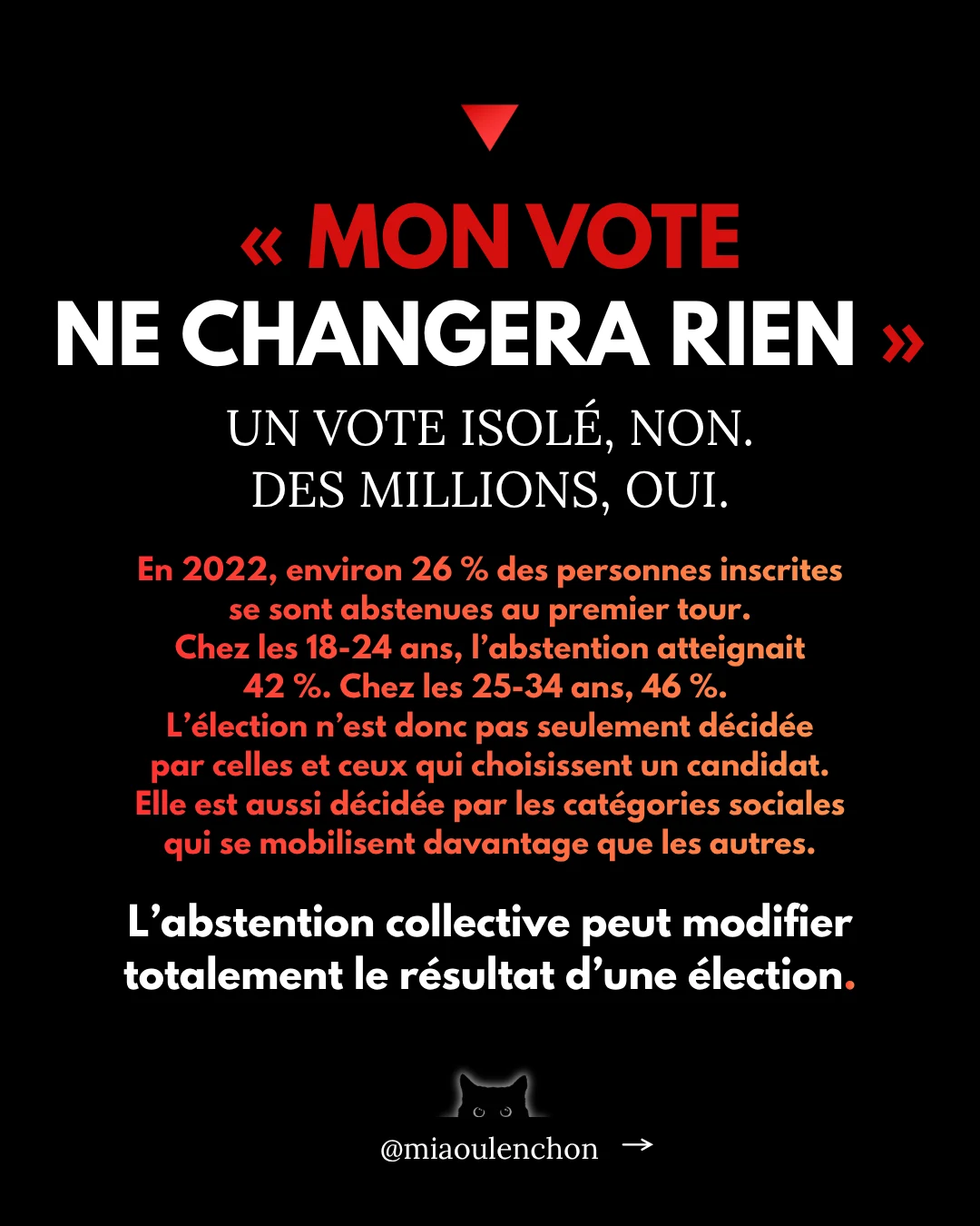 Comment convaincre un·e abstentionniste de voter LFI en 2027 ? — diapositive 5