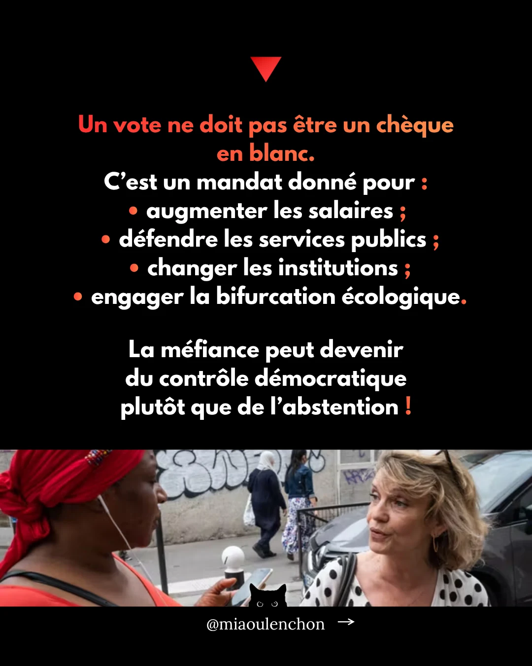 Comment convaincre un·e abstentionniste de voter LFI en 2027 ? — diapositive 10