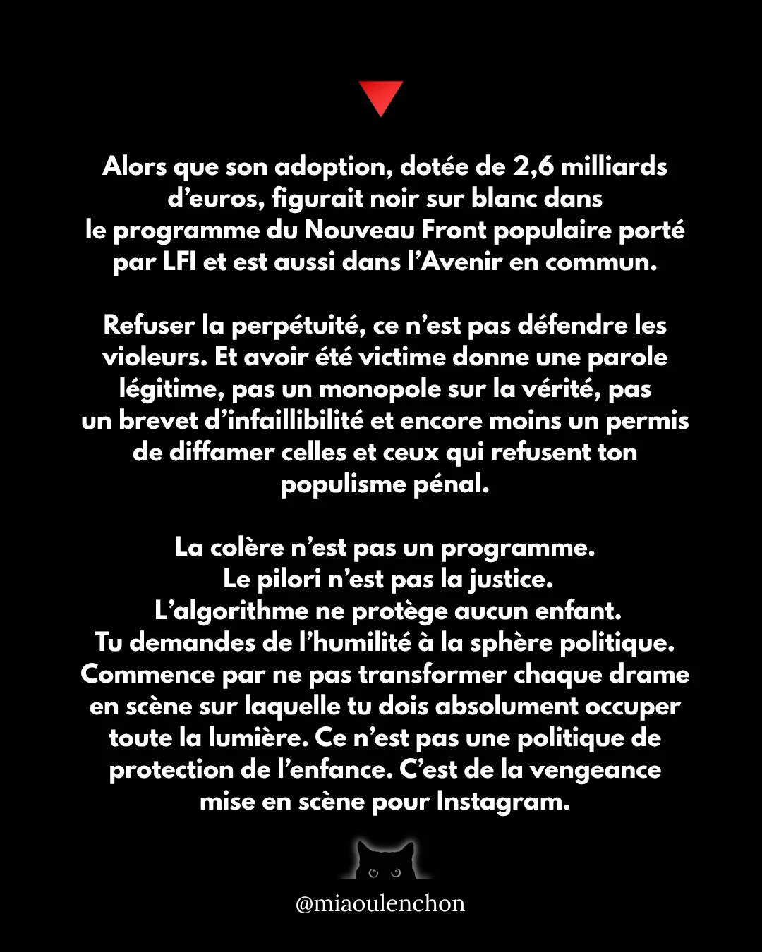 Réponse à Andréa Bescond : justice et protection des victimes — diapositive 3