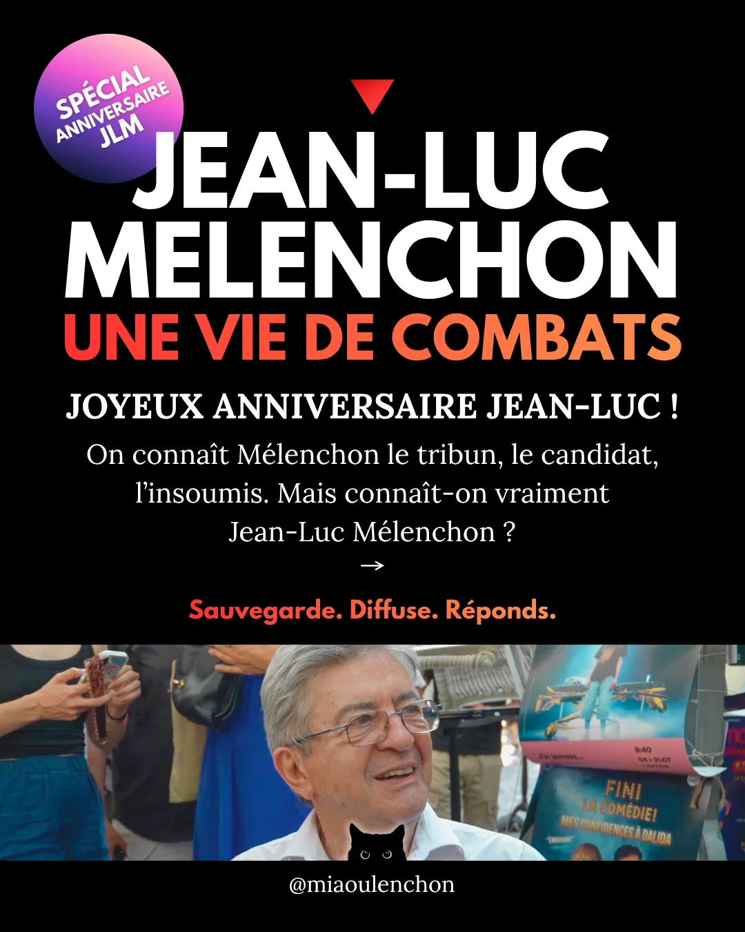 Jean-Luc Mélenchon : une vie de combats — diapositive 1