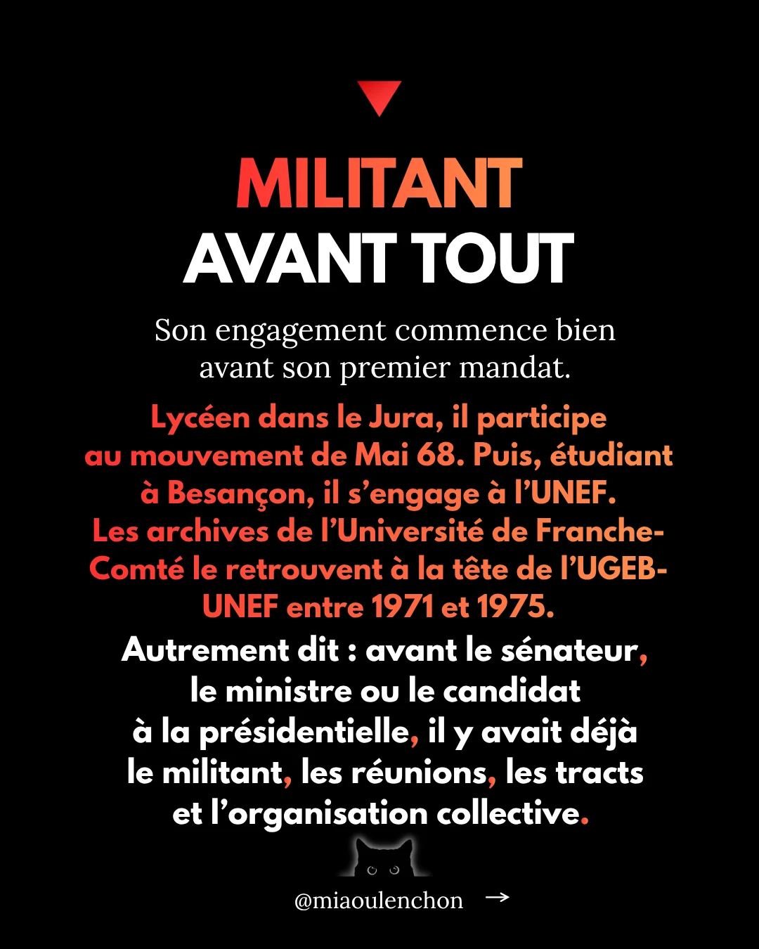 Jean-Luc Mélenchon : une vie de combats — diapositive 5