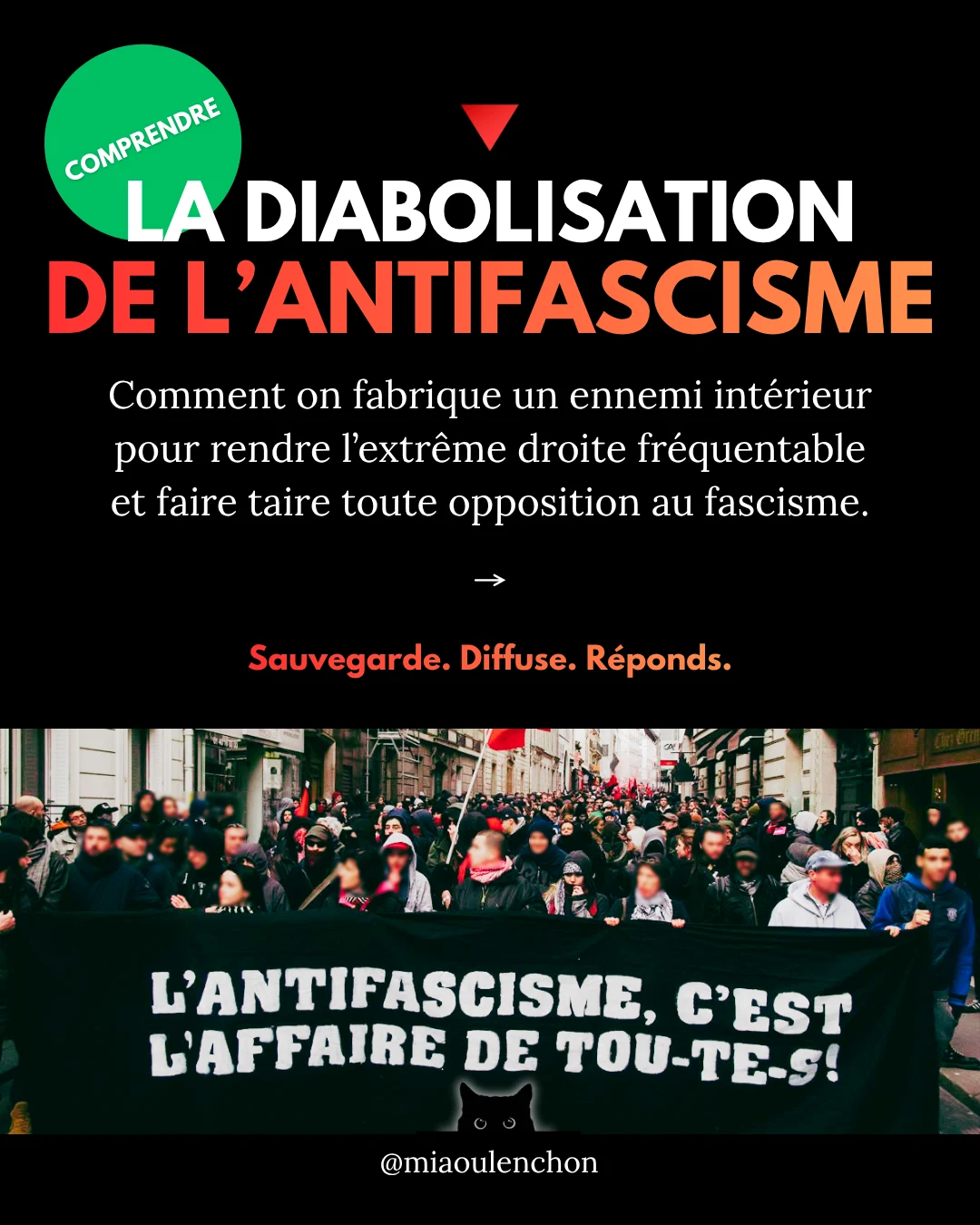 La diabolisation de l’antifascisme — diapositive 1