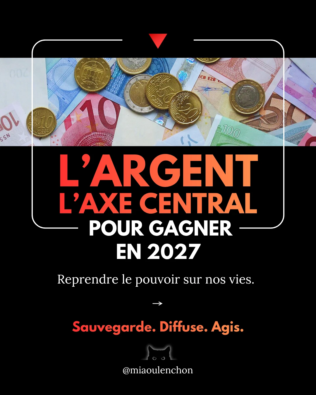 L’argent : l’axe central pour gagner en 2027 — diapositive 1