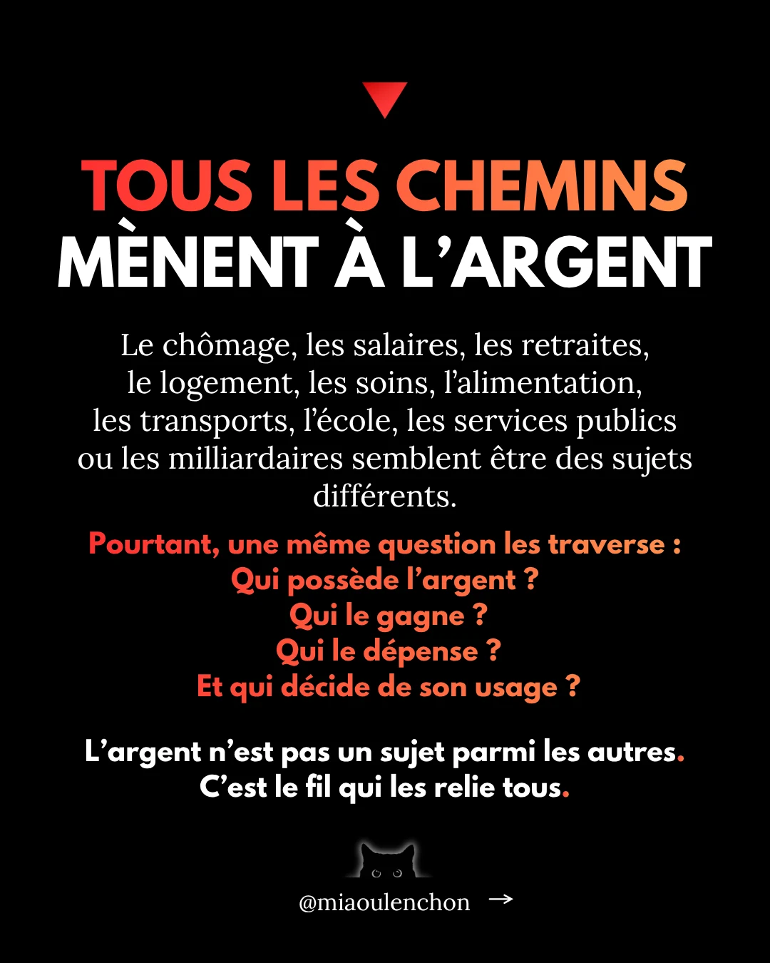 L’argent : l’axe central pour gagner en 2027 — diapositive 4