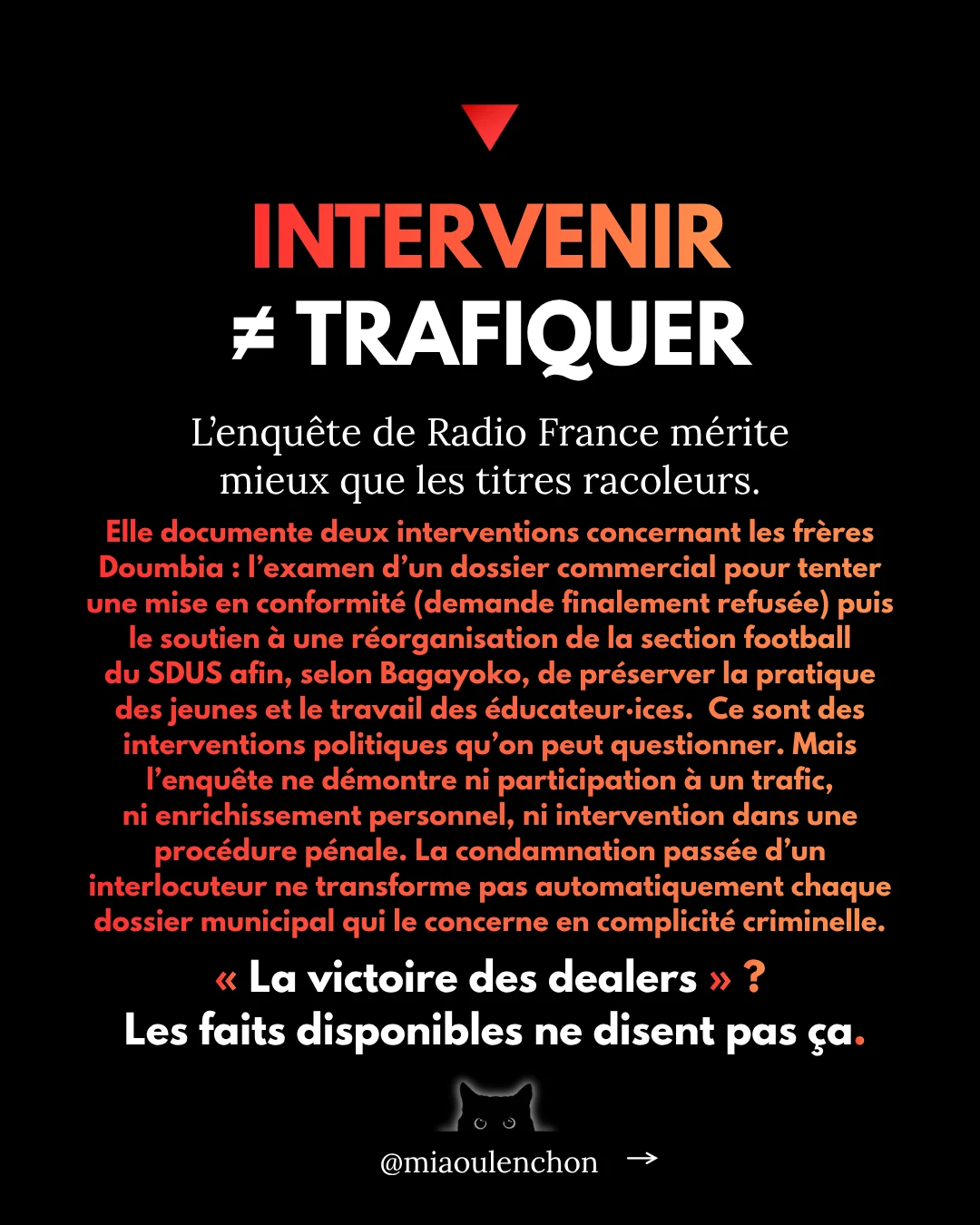 Répondre aux polémiques sur Bally Bagayoko — diapositive 7