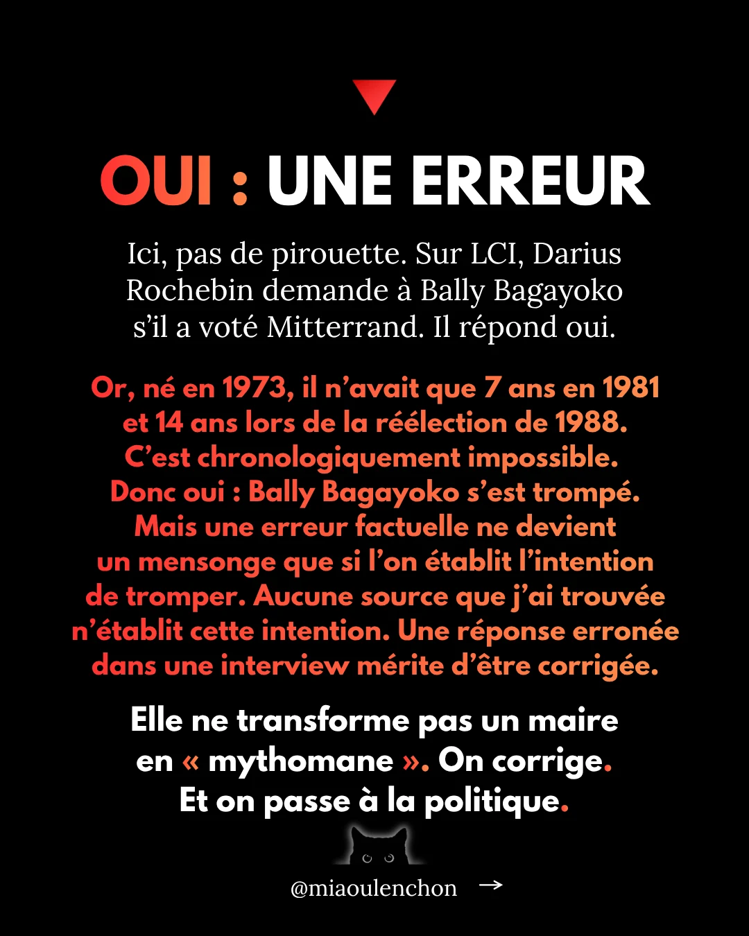 Répondre aux polémiques sur Bally Bagayoko — diapositive 14