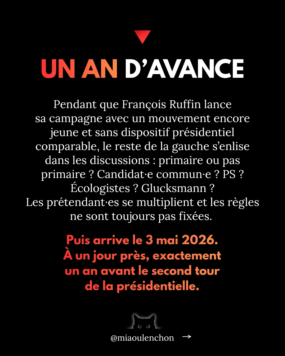 Le départ turbo de Mélenchon — diapositive 3