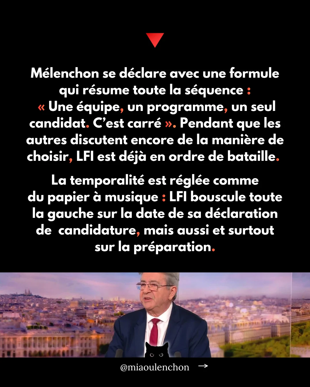 Le départ turbo de Mélenchon — diapositive 4