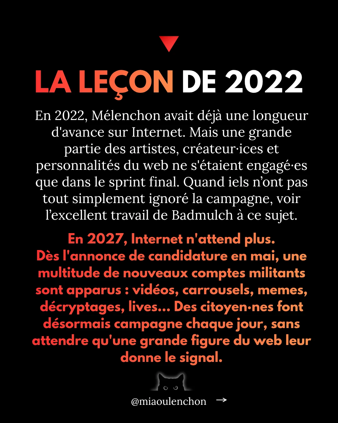 Le départ turbo de Mélenchon — diapositive 14