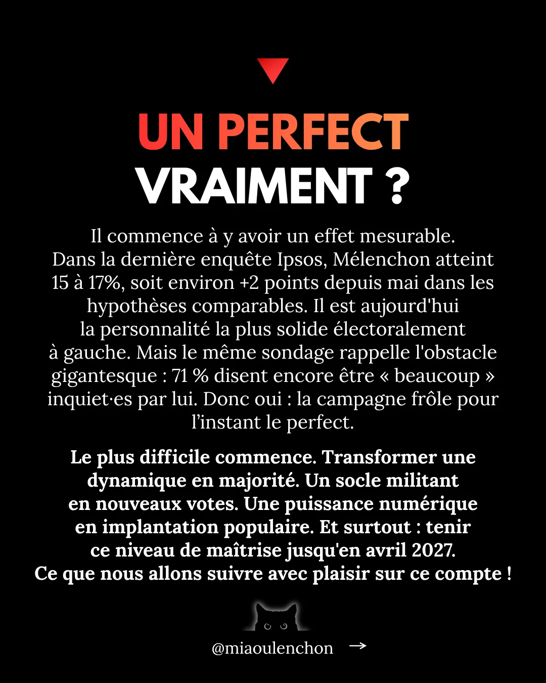 Le départ turbo de Mélenchon — diapositive 18