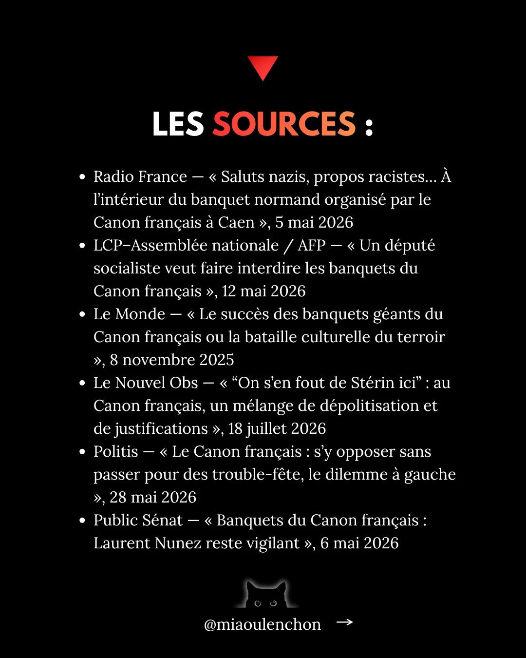 Le Canon français — diapositive 19