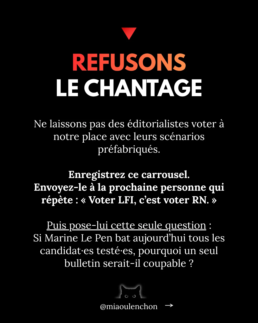 Le chantage anti-LFI — diapositive 18