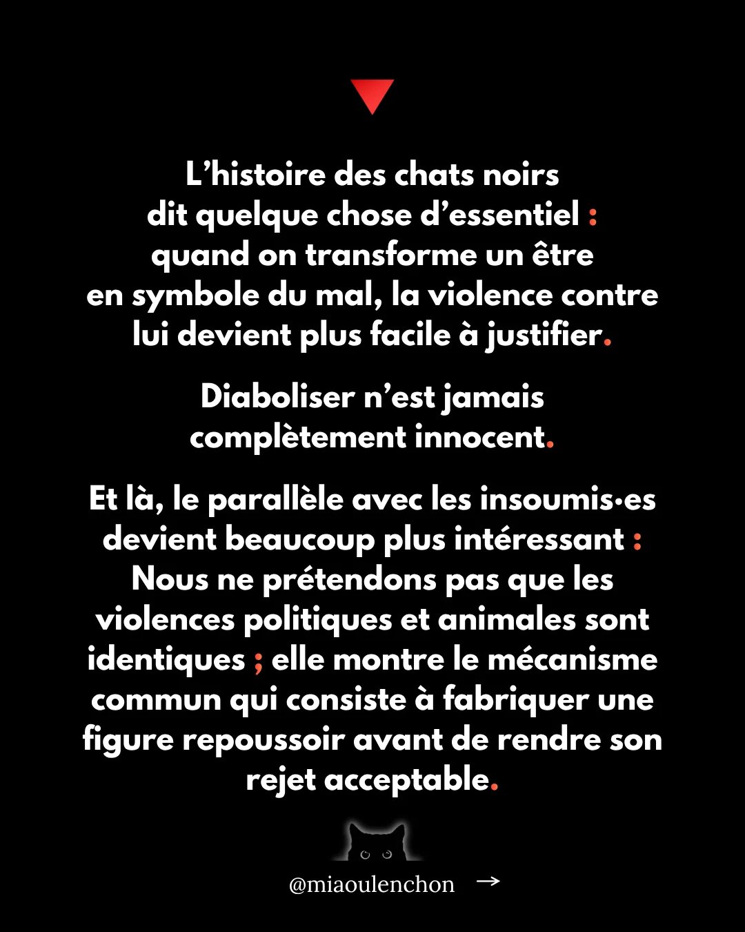 Pourquoi les chats noirs sont des insoumis — diapositive 14