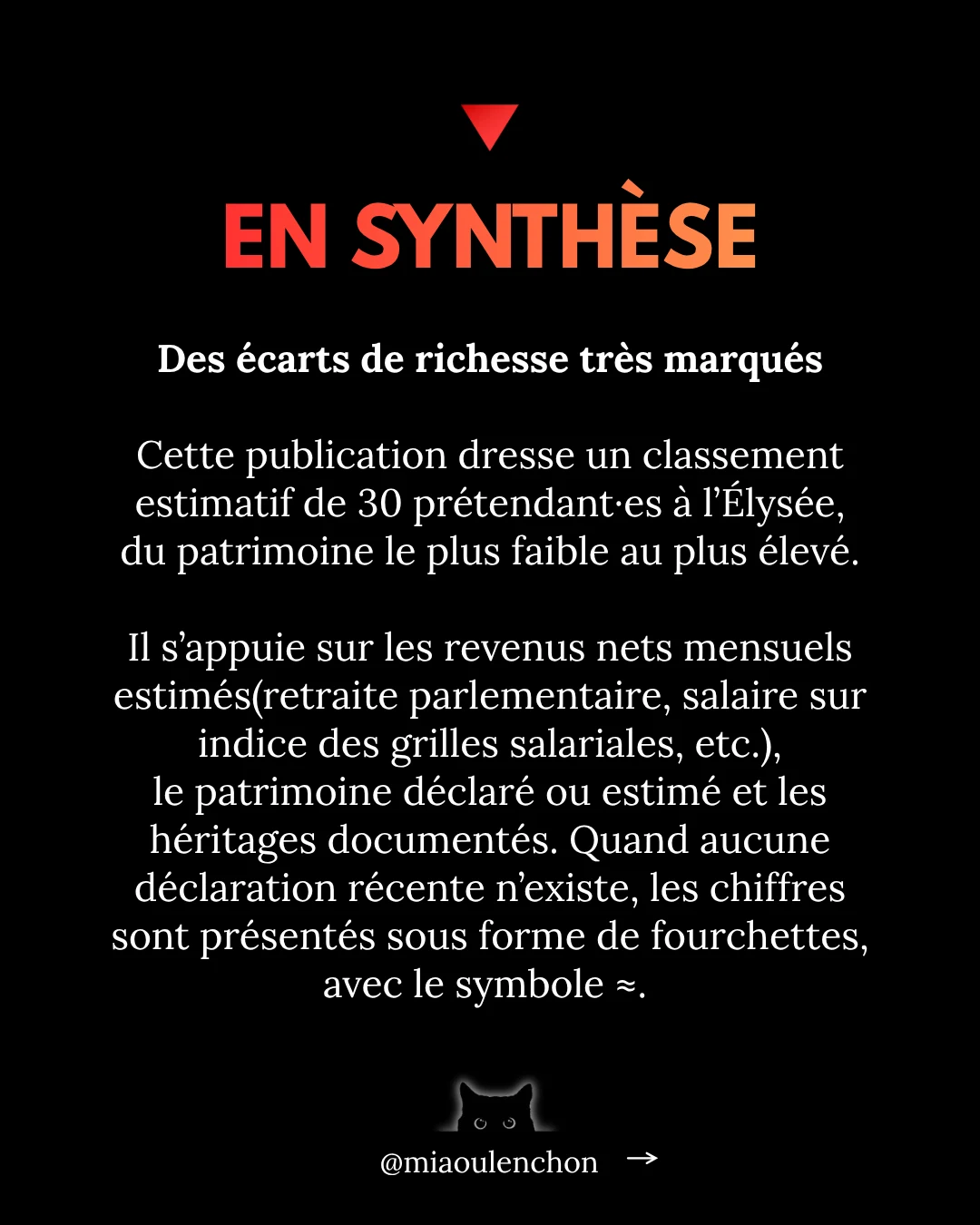 Présidentielle 2027 : qui sont les plus riches ? — diapositive 2
