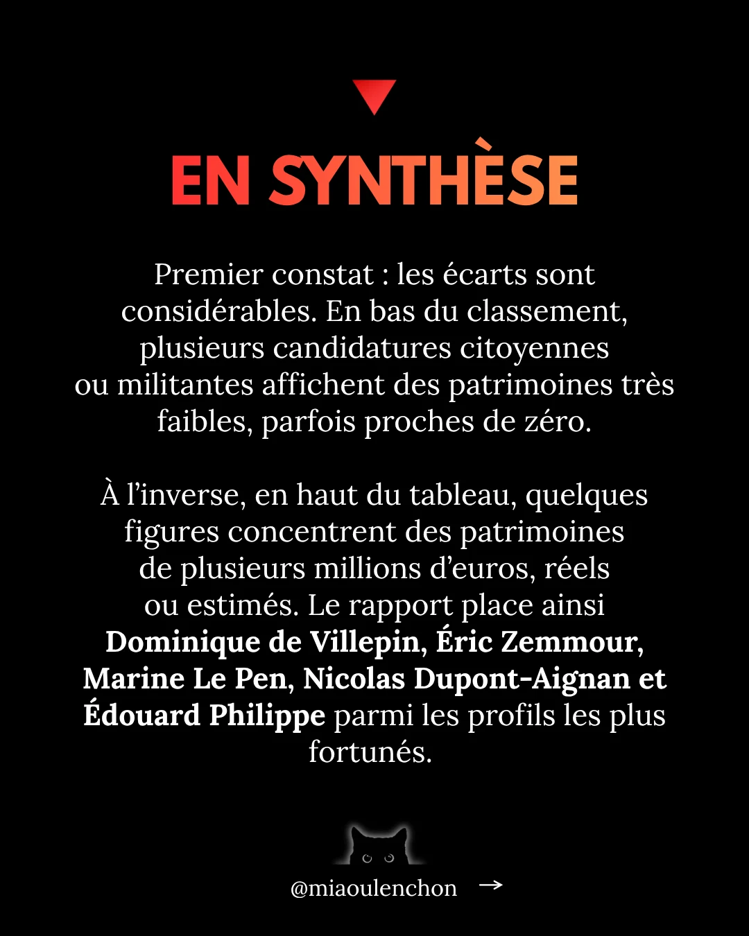 Présidentielle 2027 : qui sont les plus riches ? — diapositive 3