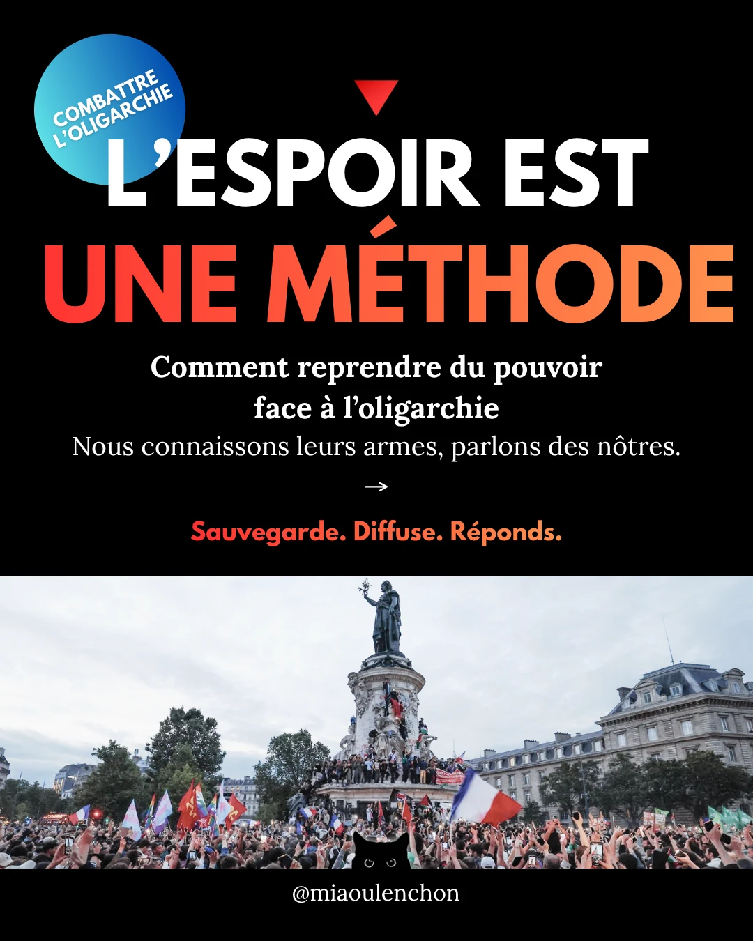 Combattre l’oligarchie : l’espoir est une méthode — diapositive 1