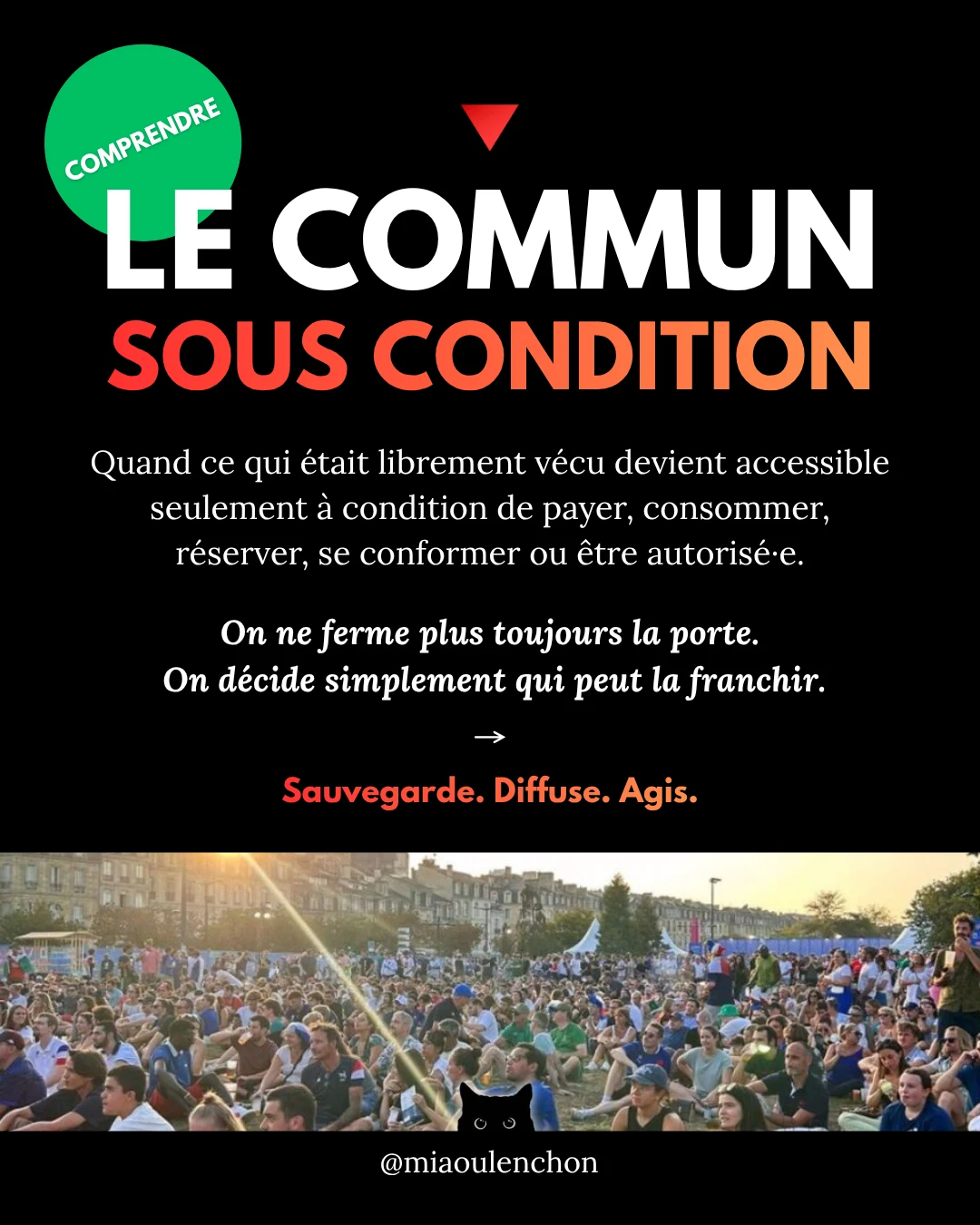 Le commun sous condition — diapositive 1