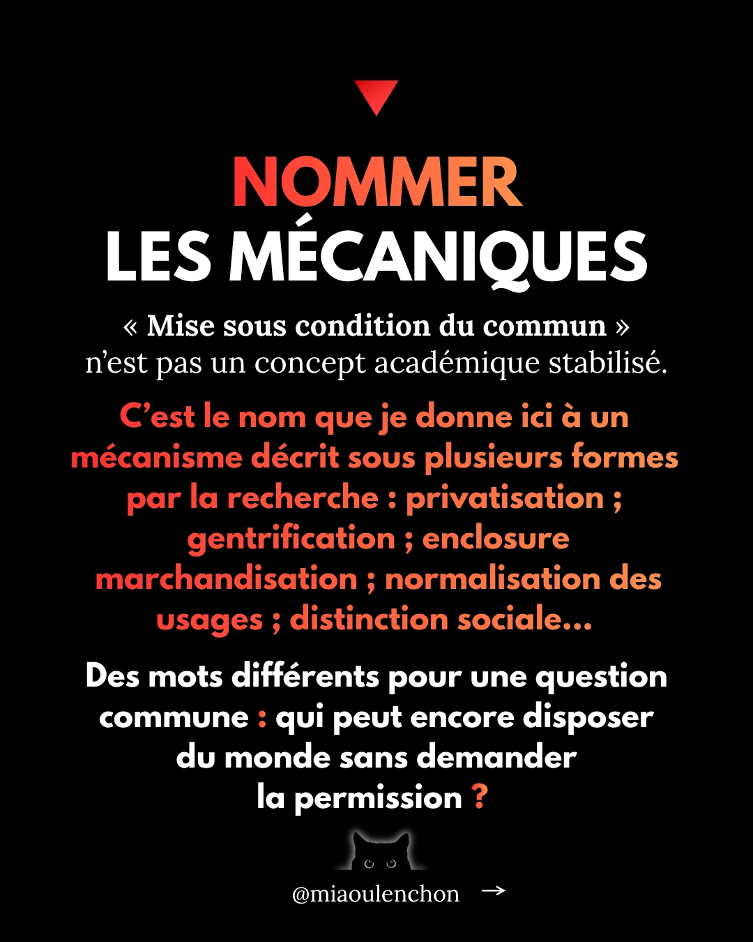 Le commun sous condition — diapositive 3