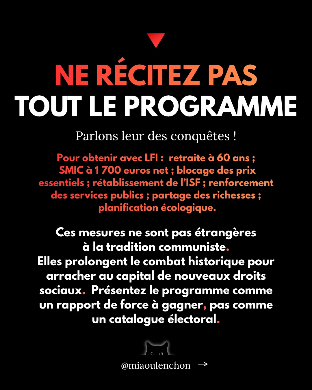 Comment convaincre un·e communiste de voter LFI en 2027 ? — diapositive 6