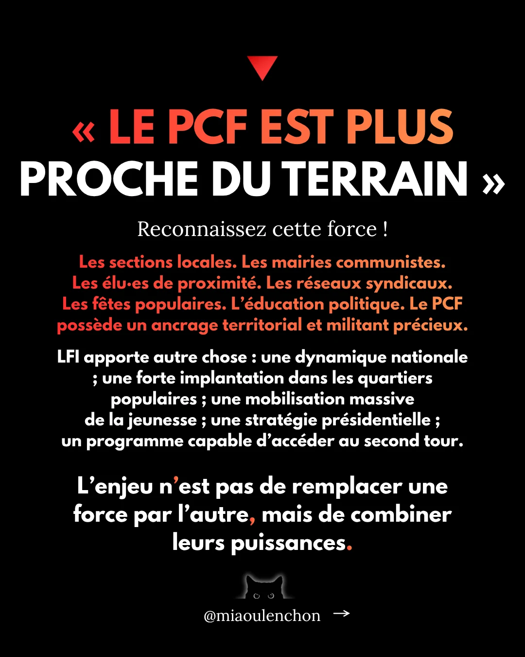 Comment convaincre un·e communiste de voter LFI en 2027 ? — diapositive 9