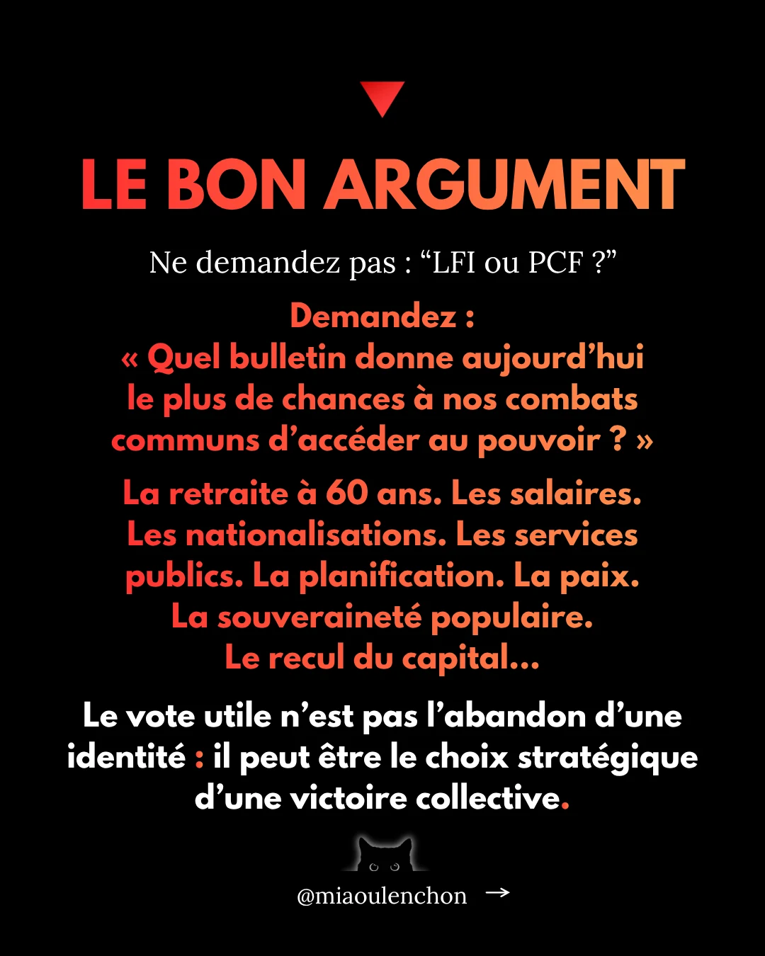 Comment convaincre un·e communiste de voter LFI en 2027 ? — diapositive 15