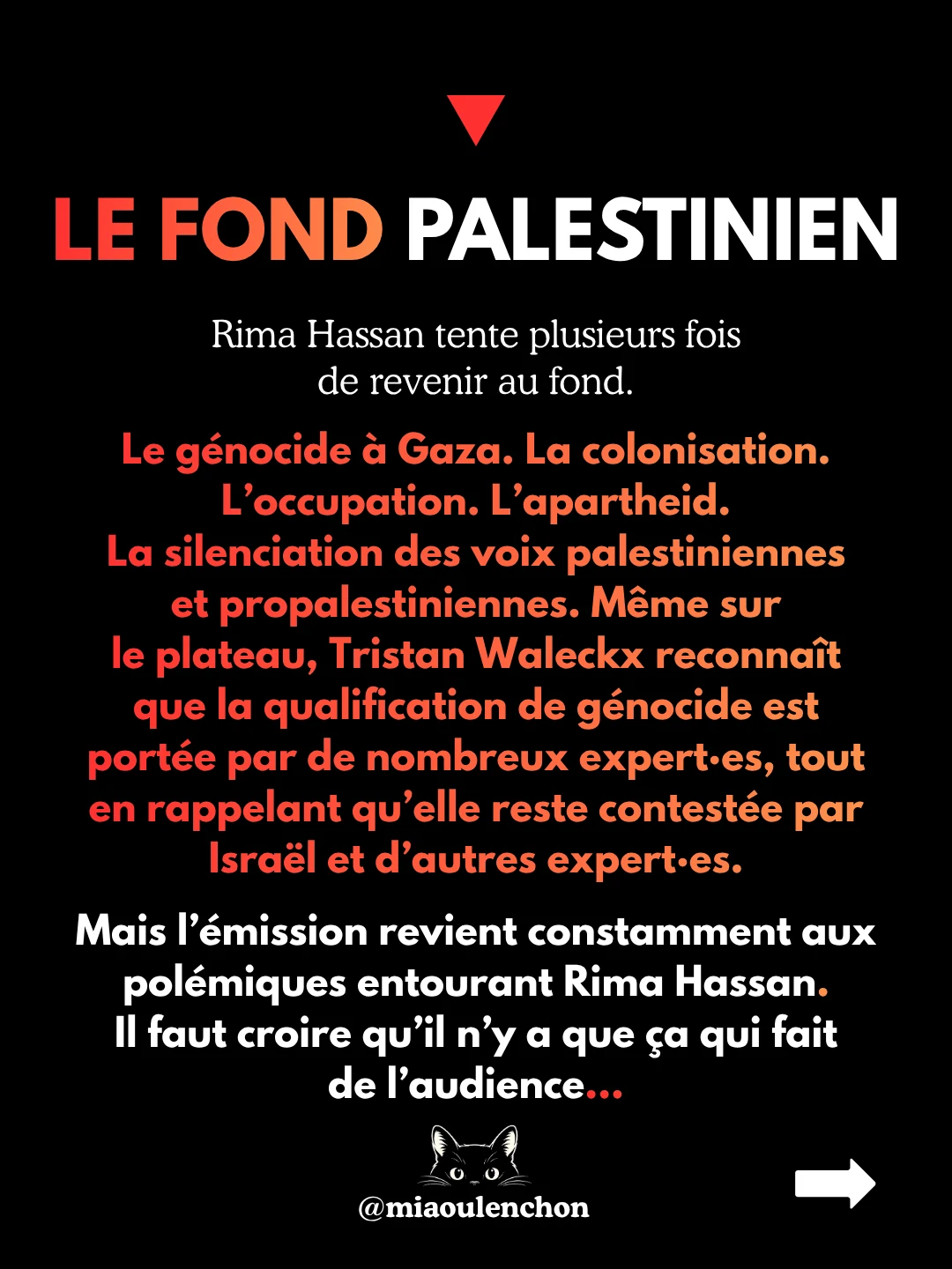 Rima Hassan : portrait à charge — diapositive 18