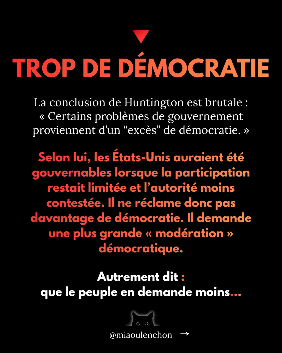 Quand le peuple participe trop — Comment saboter une démocratie 1/3 — diapositive 9