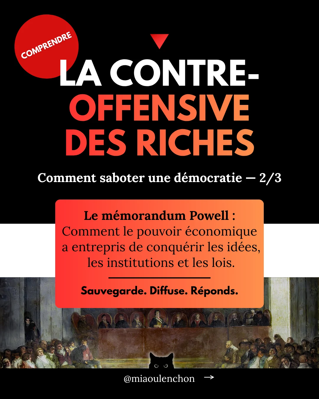 La contre-offensive des riches — Comment saboter une démocratie 2/3 — diapositive 1