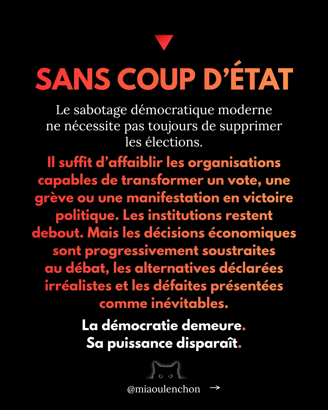La guerre qu’iels gagnent — Comment saboter une démocratie 3/3 — diapositive 3
