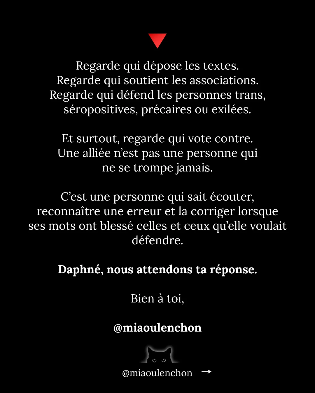 Lettre ouverte à Daphné Bürki — diapositive 9