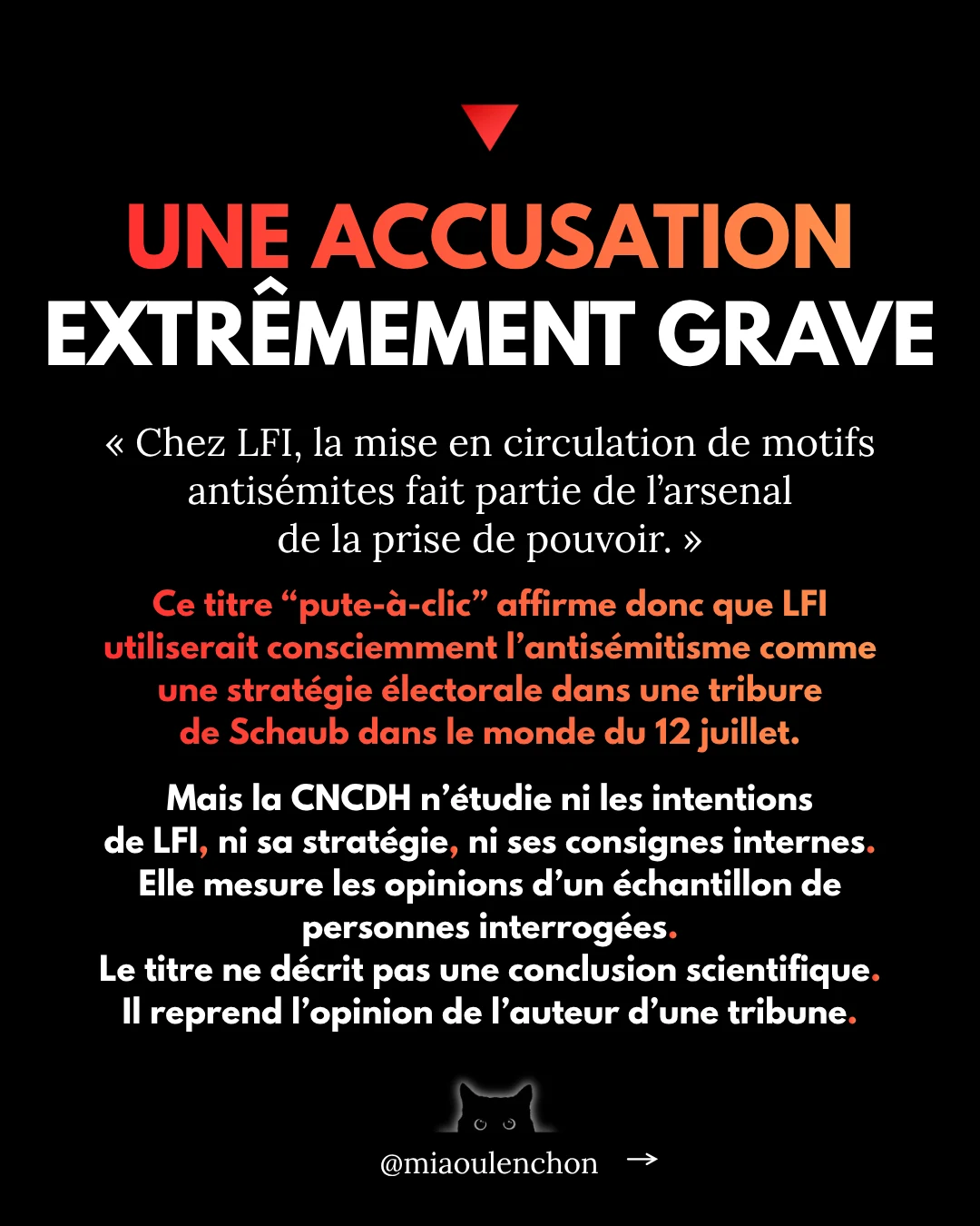 Non, la CNCDH ne dit pas que LFI est antisémite ! — diapositive 2