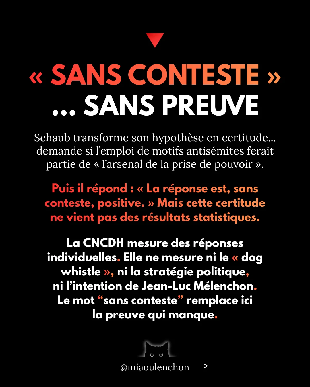 Non, la CNCDH ne dit pas que LFI est antisémite ! — diapositive 9