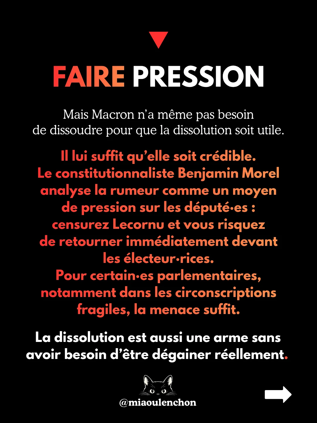 Dissolution : le piège de Macron — diapositive 9