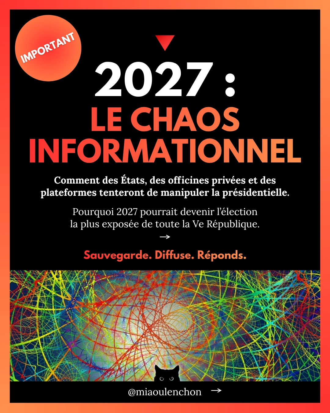 2027 : le chaos informationnel — diapositive 1
