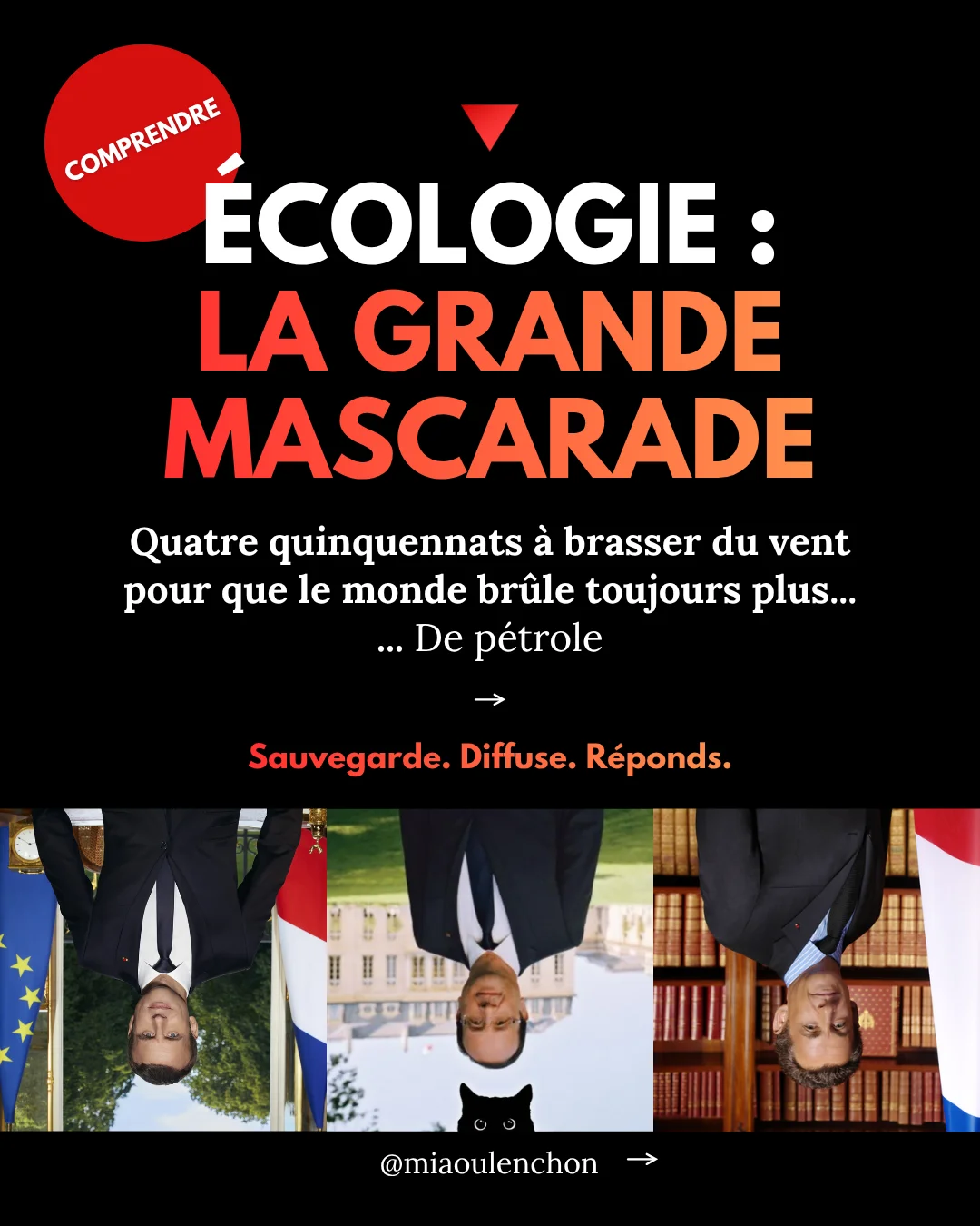 Écologie : la grande mascarade — diapositive 1