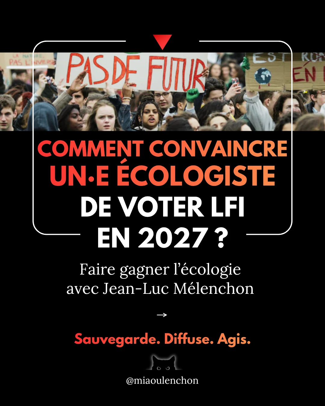 Comment convaincre un·e écologiste de voter LFI en 2027 ? — diapositive 1