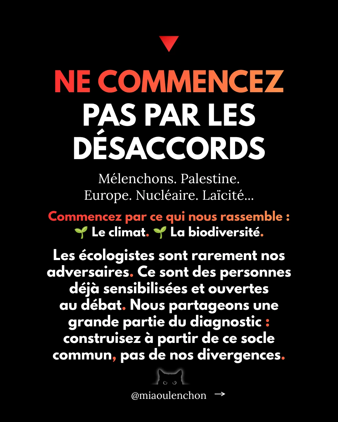 Comment convaincre un·e écologiste de voter LFI en 2027 ? — diapositive 3