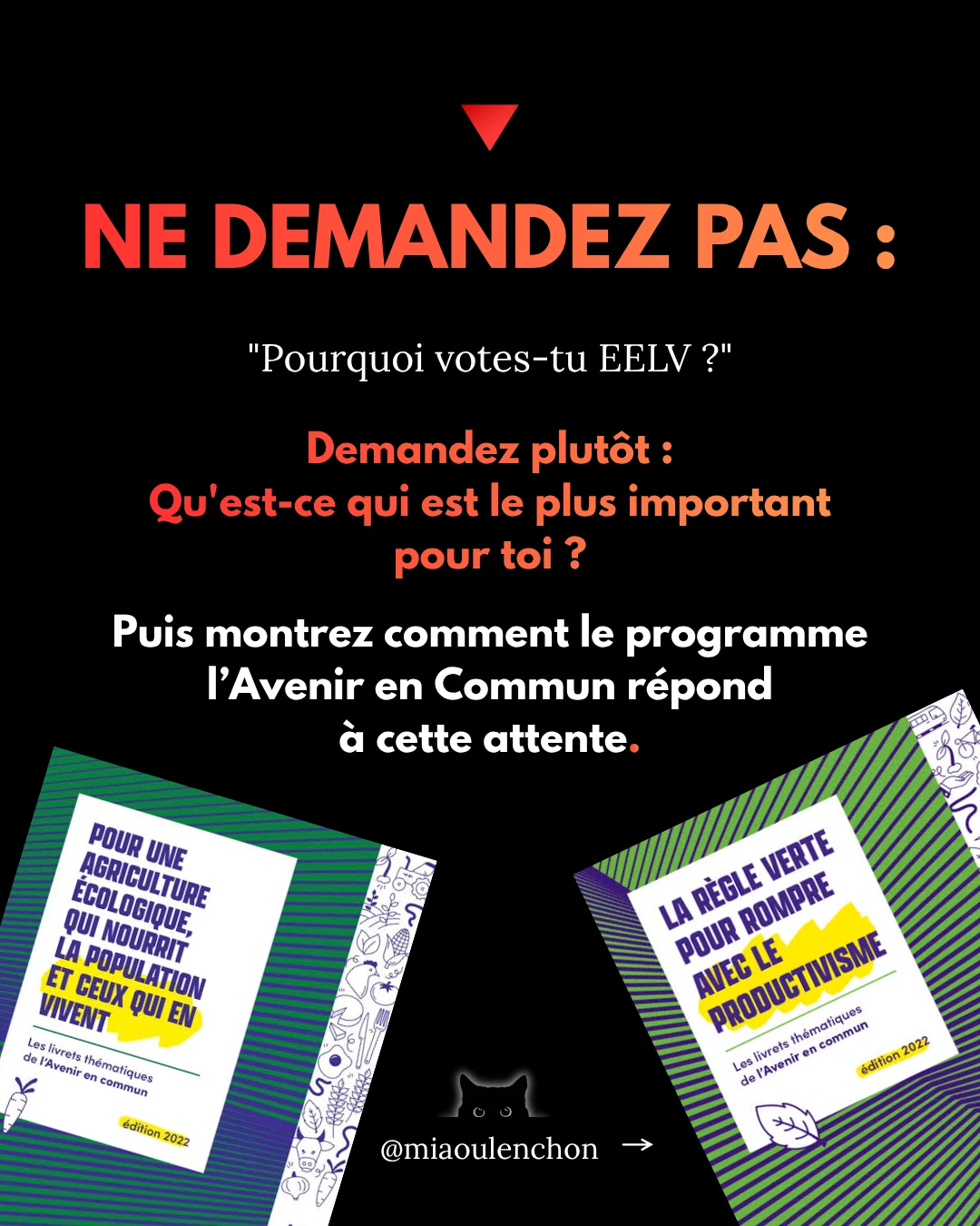 Comment convaincre un·e écologiste de voter LFI en 2027 ? — diapositive 13