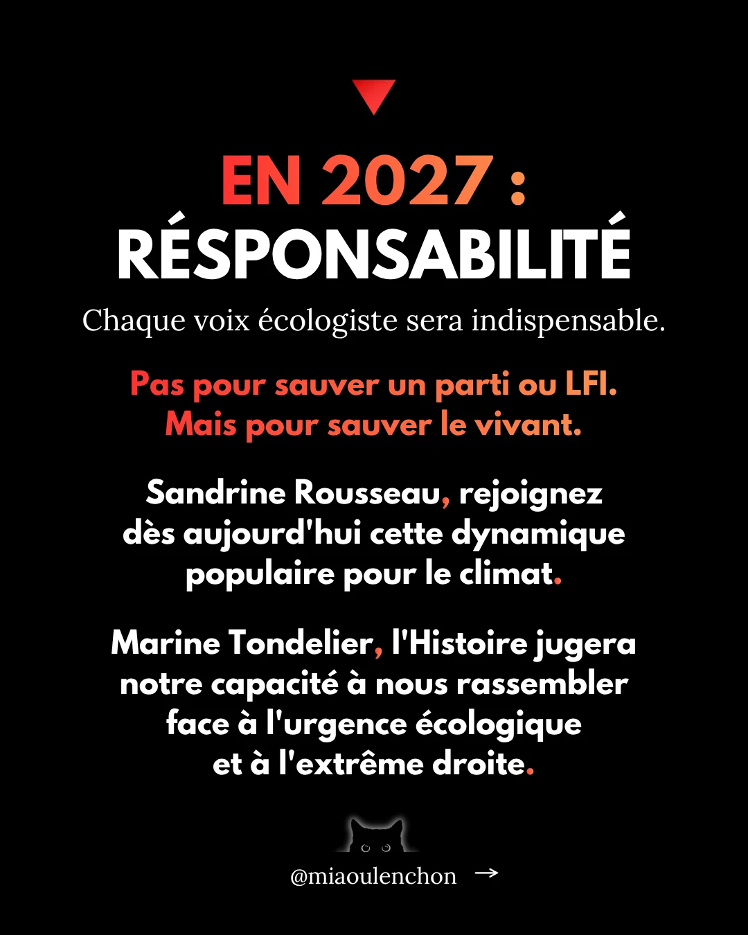 Comment convaincre un·e écologiste de voter LFI en 2027 ? — diapositive 14
