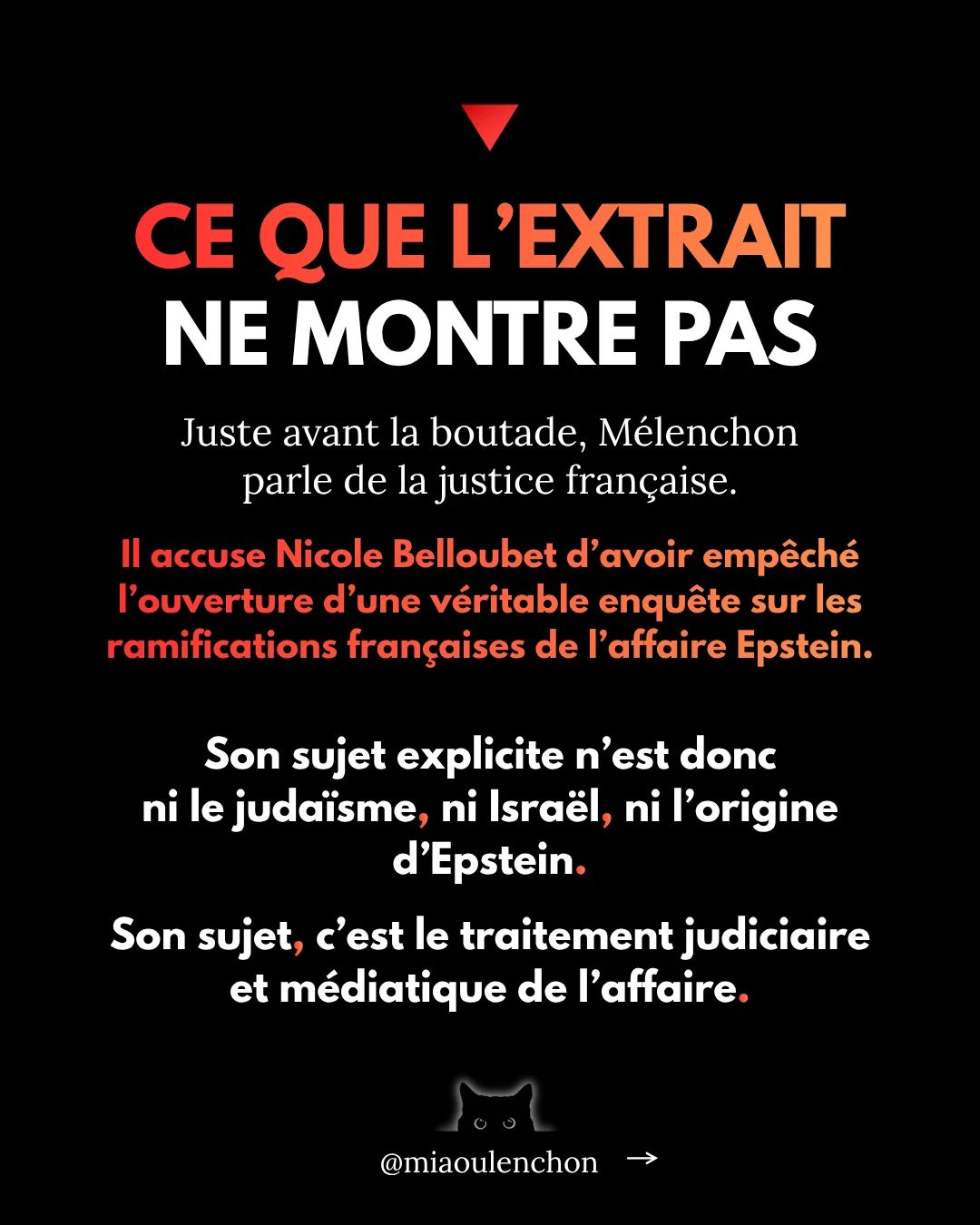 Epstein / Epstine : le jeu de mot qu’on ne pardonne pas à Jean-Luc Mélenchon — diapositive 3