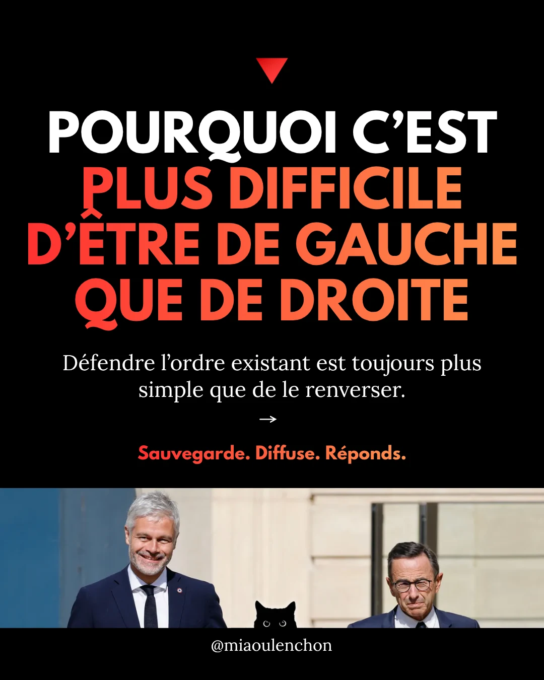 Pourquoi c’est plus difficile d’être de gauche que de droite — diapositive 1